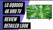 LG 43 Inch Class UQ8000 LED 4K UHD Smart webOS w/ ThinQ AI TV