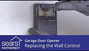 Replacing the Wall Control on a Garage Door Opener