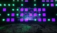 Purple and Turquoise Neon Valley Background VJ Loop in 4K