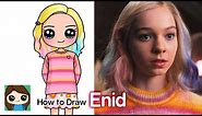 How to Draw Enid | Netflix Wednesday Addams