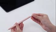 Soft Silicone Sleeve Apple Pencil Case for Apple Pencil 1st Generation, iPad Touch Screen Pen Protective Nib Cover Accessories for iPad Pro 9.7"/10.5"/12.9",White