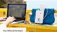 ChargeAll: A portable battery pack with a 120V AC wall plug outlet, so you can power all your things