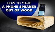 Learn how to make a speaker out of wood - Easy DIY project