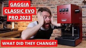 NEW Gaggia Classic 2023 Evo Pro - What Did They Change??