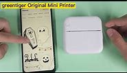 Original C15 square shape pocket mini printer