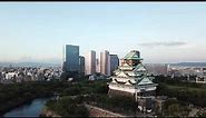 Osaka Castle Part 2, Japan! ~Raw Aerial Drone Footage~