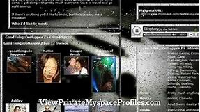 View Private Myspace Profiles - It's EASY!