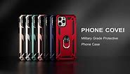 【A42 5g Case】 Samsung Galaxy A42 5g Case, [Military-Grade] 360°Finger Ring Holder Kickstand,Heavy Duty Shockproof Anti-Fall Protective Phone Case for A42 5g (Rose Gold)