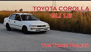 Toyota Corolla 1.6 GLI (E100) Review - The Three Piglets