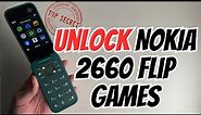 How to Unlock Nokia 2660 Flip Games | Nokia 2660 Flip games unlock code | Nokia code game unlock