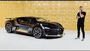 over €8.000.000 Million Bugatti Divo in Black and Gold, brutal W16 sound / The Supercar Diaries