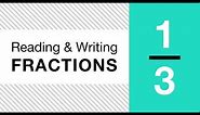 Math Basics: Reading and Writing Fractions
