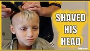We Shaved Our Son's Head AGAIN! 😮 Alopecia Update