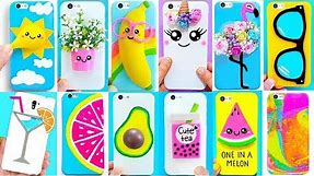 20 DIY PHONE CASES (Summer-inspired) | Easy & Cute Phone Projects