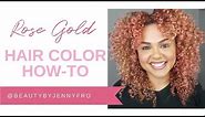 How To: Rose Gold Hair Color Using Wella Color Charm Paints