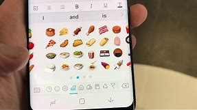 Using the Emoji Keyboard on Samsung Galaxy S8