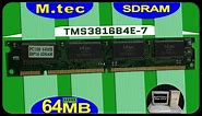M-TEC SDRAM 64MB PC100 168pin DIMM TMS3816B4E-7 - Small Review