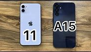 Samsung Galaxy A15 vs iPhone 11