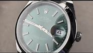 Rolex Datejust 41 Mint Green Dial 126300 Rolex Watch Review