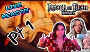 THATS HOW IT ENDED?!? AOT FINALE LIVE REACT with @OhimeTenshi PT 1 THE BEGINNING
