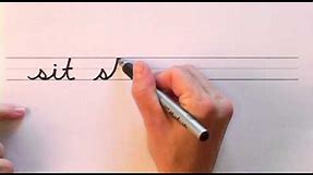 How To Write in Cursive // Lesson 3 // A complete Course // FREE Worksheets