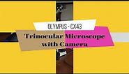 Trinocular Microscope (Olympus CX43) with Camera