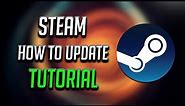 How To Update Steam Application To Latest Version 2024 [Tutorial]