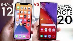 iPhone 12 Vs Samsung Galaxy Note 20! (Comparison) (Review)