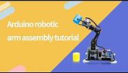 Adeept Arduino robotic arm assembly tutorial