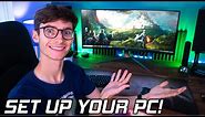What To Do AFTER You've Built Your Gaming PC! 😀 How To Setup Your Gaming PC Build 2020!