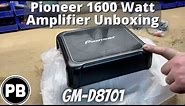 Pioneer 1600 Watt Bass Amplifier Unboxing | GM-D8701