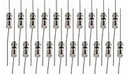 Fielect Glass Tube Fuses Axial with Lead Wire Fast-Blow 3.6x10mm 1.5A 250V for Replacing or Repairing Many Home Electronics 20Pcs (F1.5A)
