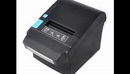 MUNBYN ITPP080 80mm Direct Thermal Printer Pos printer money detector thermal printer working