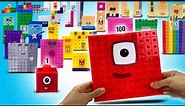 DIY Numberblocks 1 to 100 Snap Cubes Custom Set || Keiths Toy Box