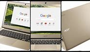 Acer Chromebook 14, Aluminum, 14-inch Full HD, Intel Celeron N3160, 4GB LPDDR3, 32GB, Chrome, Gold