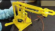 4 DOF Acrylic Robotic DIY Arm Kit Assembly Guide