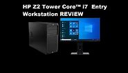HP Z2 Tower Core™ i7 8th Generation Intel® processor DESKTOP Computer unboxing