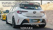 REMARK Toyota Corolla Hatchback Center-Exit Catback Exhaust System