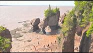 The Hopewell Rocks - OFFICIAL Time Lapse video of 45.6 foot tide