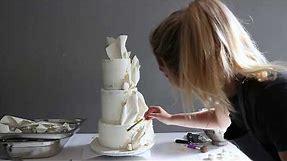 White Chocolate Wedding Cake | Ellie Wharrad
