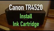 Canon TR4520 Install Ink Cartridges review !!