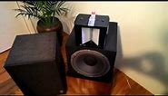 ESS amt 1 speakers and Carver TLM -3600 CD player