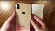 iPhone XS Max - Gold Color - 64GB - Unboxing - Shot on iPhone X