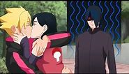Boruto and Sarada Kiss | Lovestories Of Naruto Anime