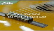 How to Change Strings on a Nylon String Acoustic Guitar