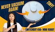 Upgrade your smart home with the SwitchBot K10+ Mini Robot Vacuum
