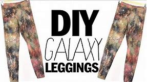 DIY Galaxy Leggings...Boldly go where no leggings have gone before...maybe