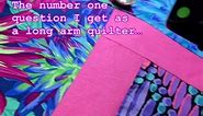Yep, the number one question I get as a professional long arm quilter is “how much bigger should my backing be from my top?” Here’s my answer… Make sure your backing is at least 8 inches longer and wider than your quilt top. There’s nothing worse than running out of backing at the end of a project! In the case of backing, more is more - I have a 12 foot frame, so it will accommodate a lot of backing! Do you have any questions about long arm quilting? Ask me in the comments!!! #quilt #quilters #q