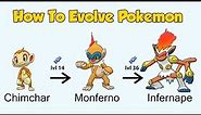 How To Evolve Pokémon - Generation 4 Sinnoh (Animated Sprites)