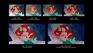 The Little Mermaid - Under The Sea | 30 Years of Video Editions Comparison